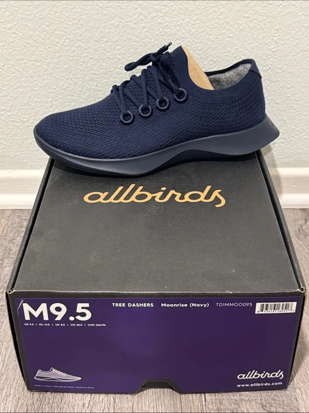 allbirds Tree Dasher Sneakers - Moonrise Navy